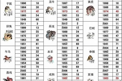 猴子生肖|生肖表 十二生肖顺序排序 12属相生肖对照表